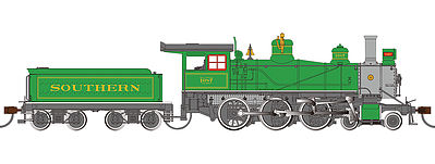 Bac51403 Ho Scale 4-6-0 No.1087 Dcc Steam Locomotive With Sound Southern