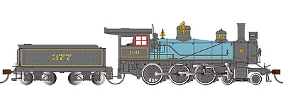 Bac51404 Ho Scale 4-6-0 No.377 Steam Locomotive Chesapeake & Ohio