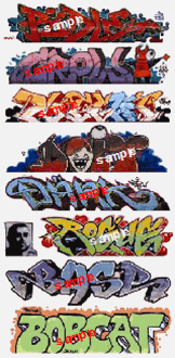 BLR2258 HO Scale Graffiti Decals Mega Set No.9