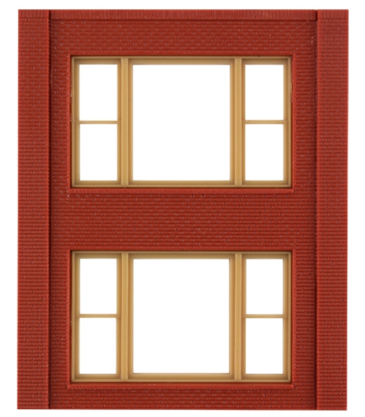 Design Preservation Models Dpm30164 Ho Scale Two Story 20th Century Windows Modular System