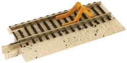 Atl2425 2 In. True-track Roadbed Straight With Bumper Yel