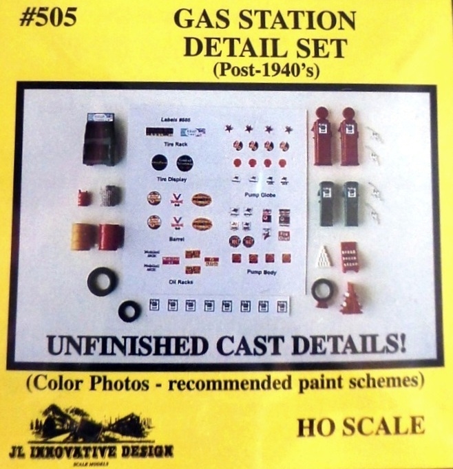 Jli505 Post 1940 Gas Station Detail Set
