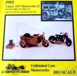 Jli905 1947 Motorcycles & Motorcycles With Service Side Car & Accessories