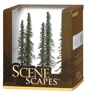 Bac32003 5-6 In. Conifer Trees - Pack Of 6