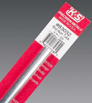 K & S83032 0.31 X 12 X 0.035 In. Square Aluminum Tube