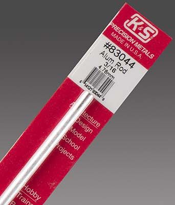 K & S83044 0.06 X 12 In. Solid Aluminum Rod