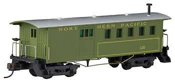 Model Power Mdp717004 Ho Scale 1860 Northern Pacific Railroad Wooden Combine Car