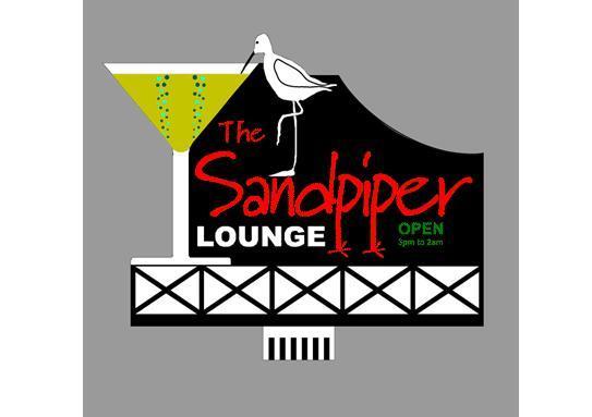 Mie8681 Ho & O Sandpiper Lounge Animated Billboard Sign