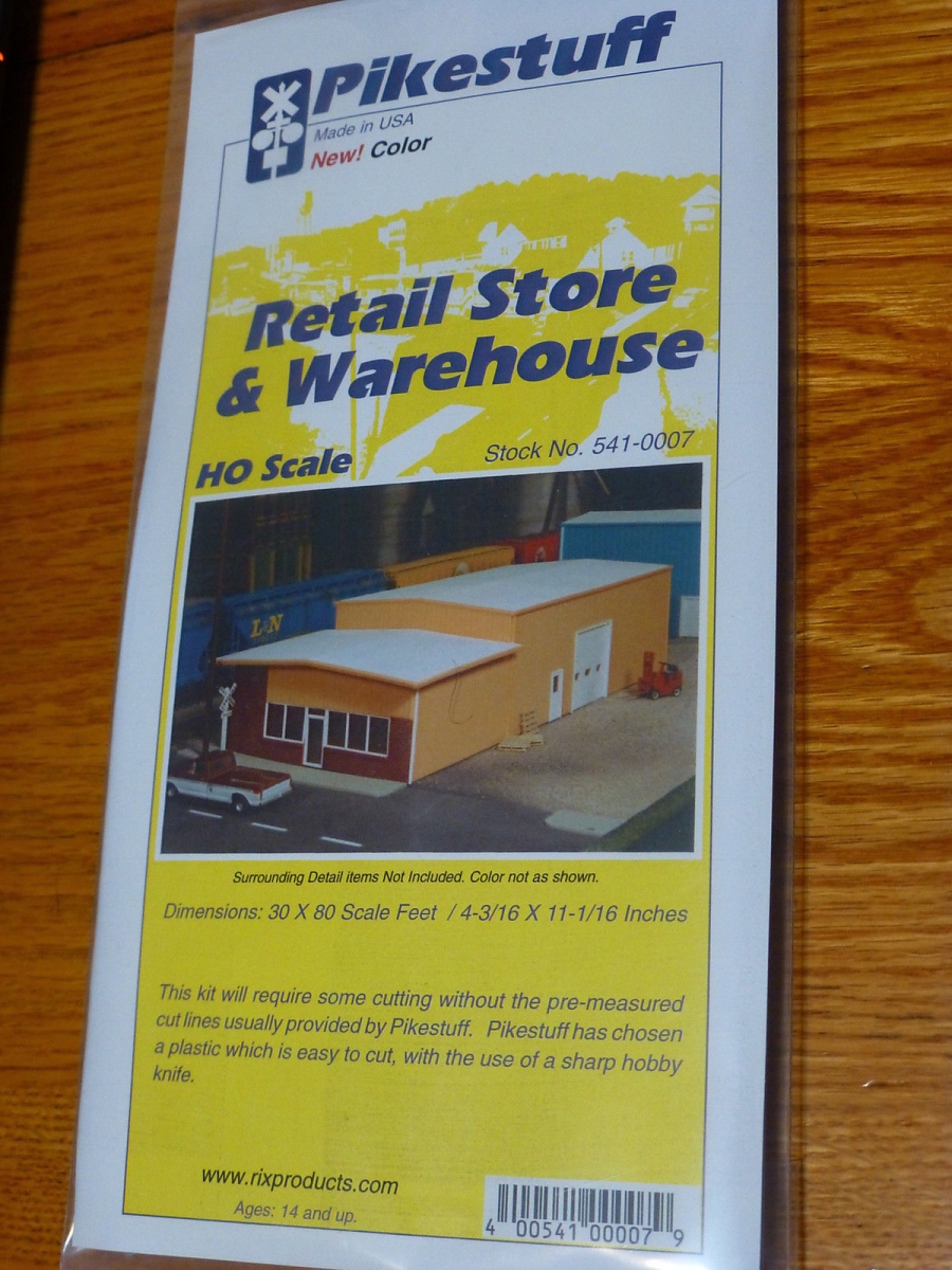 Pikestuff Pks0007 Ho Retail Store & Warehouse Kit