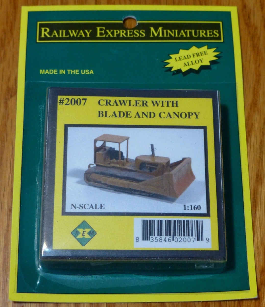 Railway Express Miniatures Rem2007 N Crawler With Blade & Canopy Kit