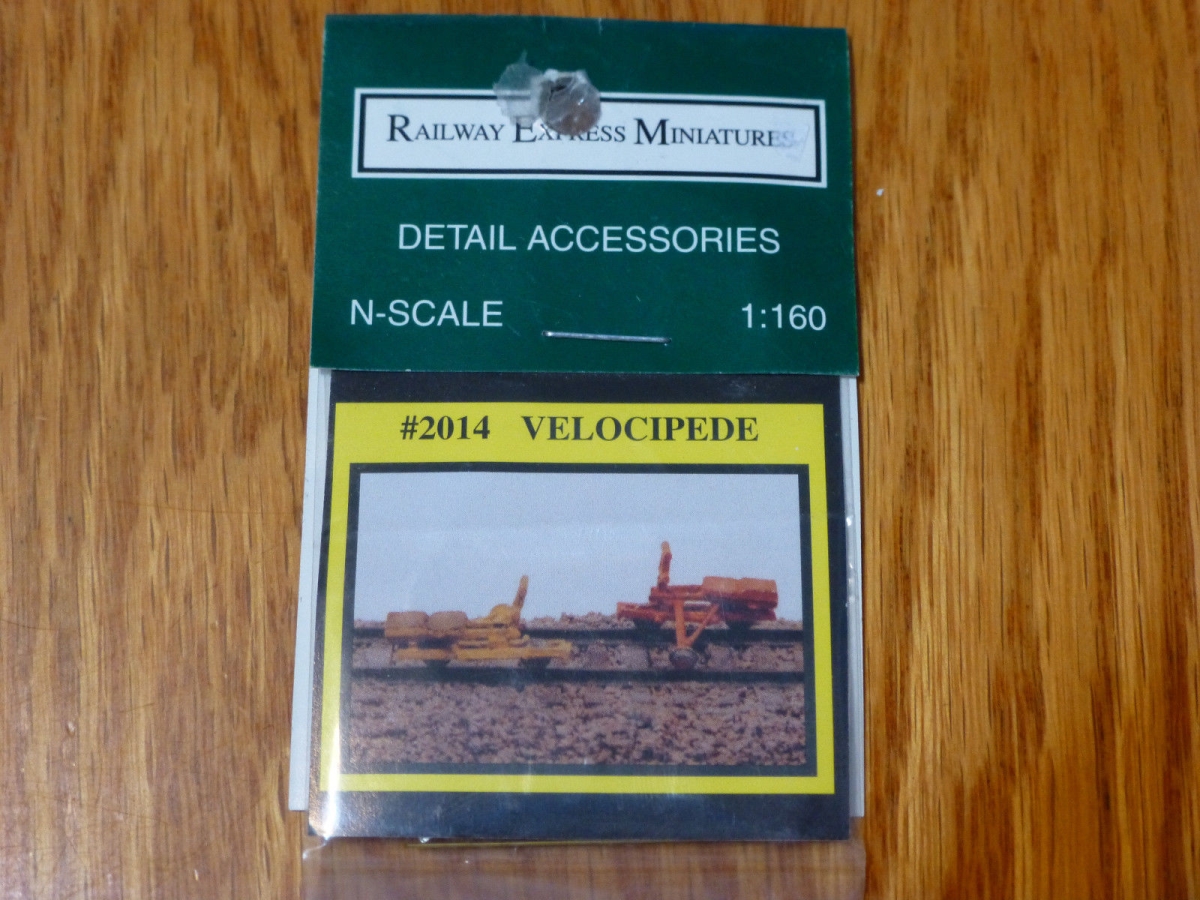 Railway Express Miniatures Rem2014 N Velocipede Kit, 2 Per Pack