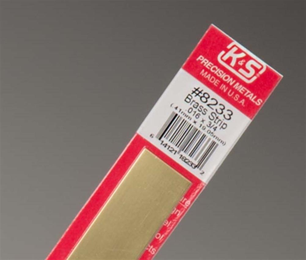 K-s8233 Brass Strip - 0.02 X 0.75 In.