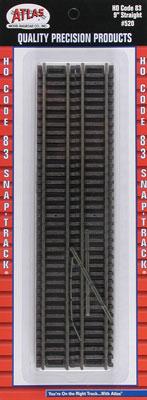Atl520 9 In. Straight Snap Track, 6 Pieces