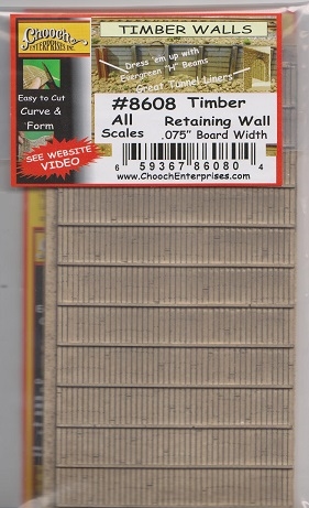 Cho8608 0.75 In. Timber Retain Wall, Small