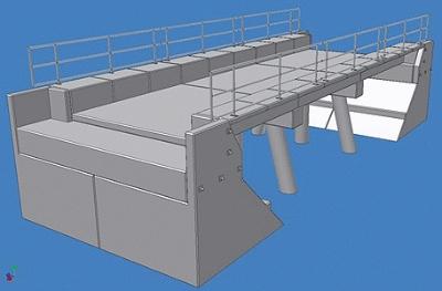 Blm590 Concrete Segmental Bridge Set A, Plastic Kit