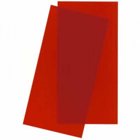 Evg9901 0.01 X 6 X 12 In. Red Trans - Pack Of 2