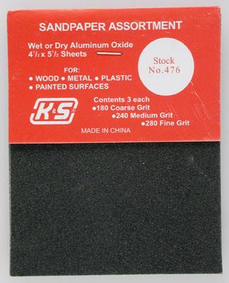 K-s476 Assorted Tool Sandpaper