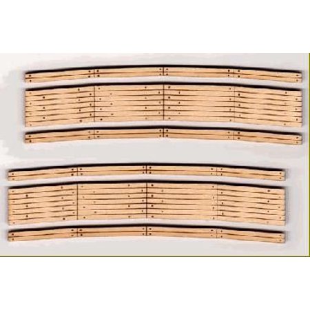 Blr025 N Wood Curved Xing 9-11 2 Each