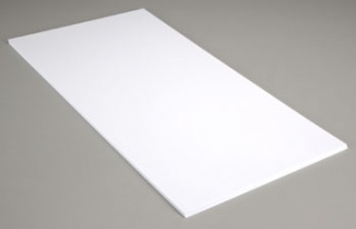 Evg9100 0.10 In. Plain Opaque White Polystyrene Sheet, Pack Of 4