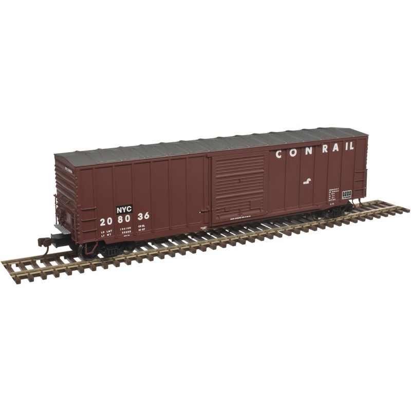 Atl50001284 50 Ft. Box Car Undecorated Rib Side - N Scale