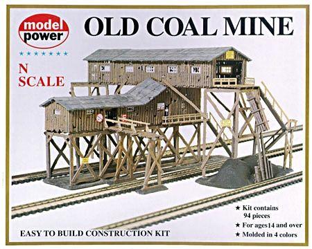 Model Power Mdp1552 N Scale Old Coal Mine Plastic Building Kit
