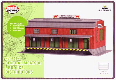 Model Power Mdp1594 N Scale Central Meat & Produce Kit