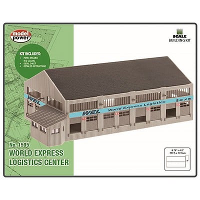 Model Power Mdp1595 N Scale World Express Logistics Center Building Kit