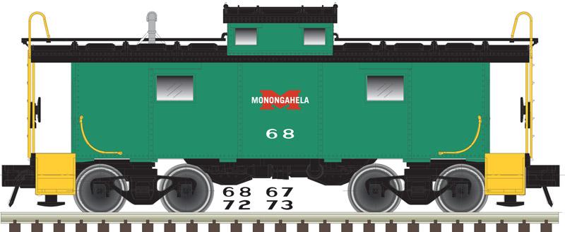 Atl50003849 N Scale Ne-6 Caboose Monongahela No.67 Model Train