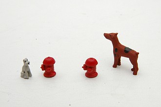 Drp144 Ho Dogs & Hydrants- Pack Of 4