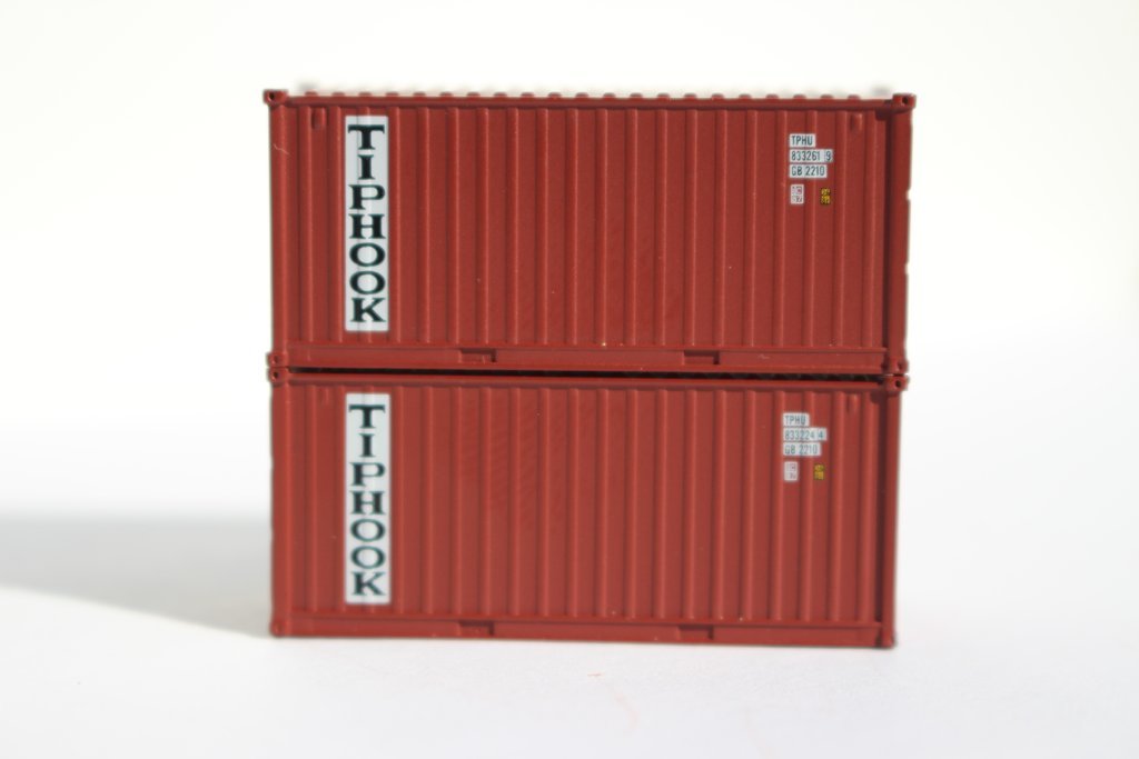 Jtc205302 N 20 Ft. Standard Height Containers With Magnetic System & Corrugated Sides, Tiphook