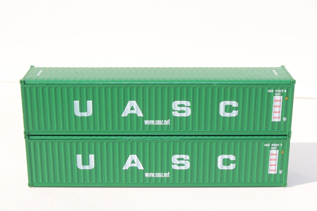 Jtc402006 N 40 Ft. Canvas & Open-top Magnetic Containers, Uasc - Green
