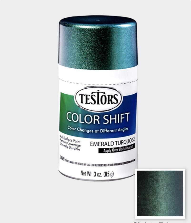 Tes340908 3 Oz Testors Colorshift - Emerald Turquoise