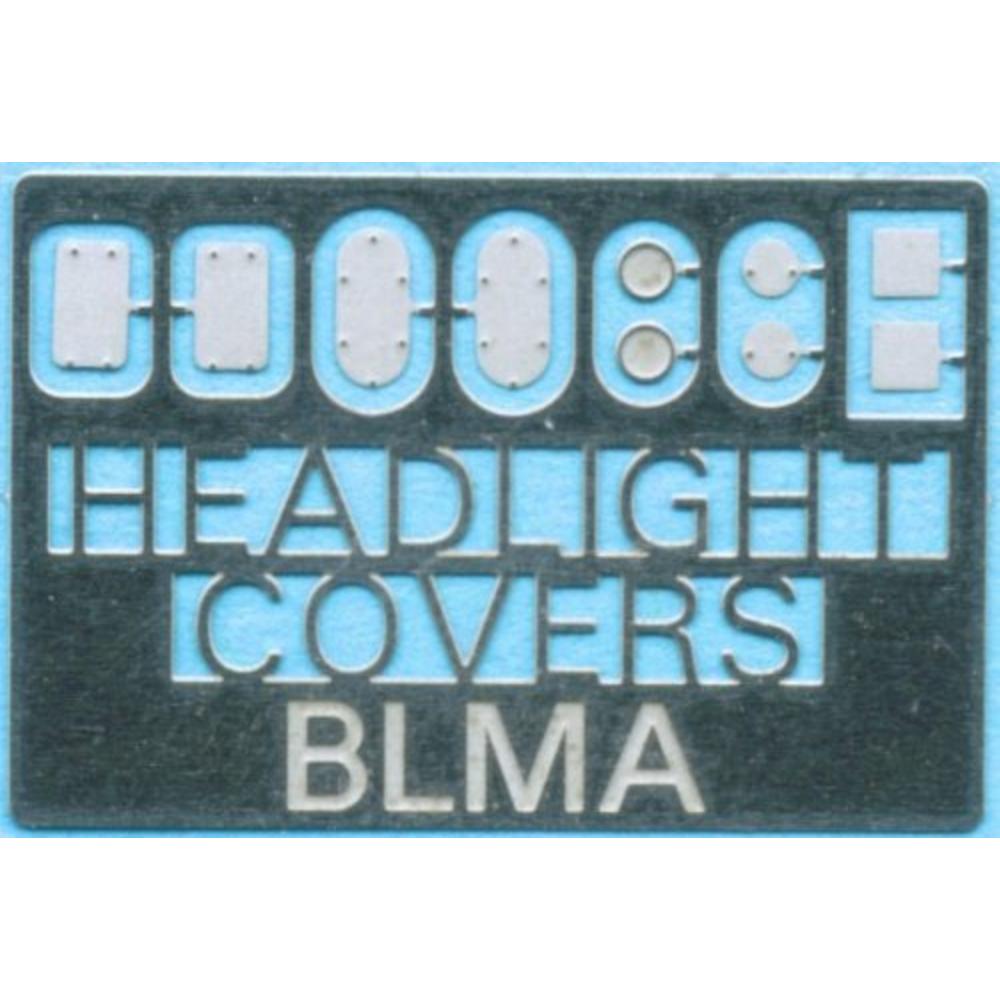 Blm72 N Scale Removed Headlight Covers - 5 Pair