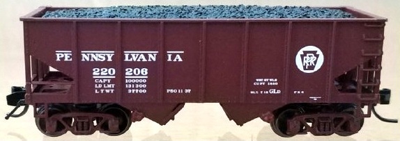 Blu60531 N Scale Pennsylvania Railroad Usra 2-bay Hopper Car