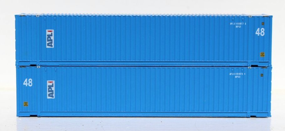 Jtc485015 N Scale Apl 3-42-3 Corrugated Container With Magnetic System