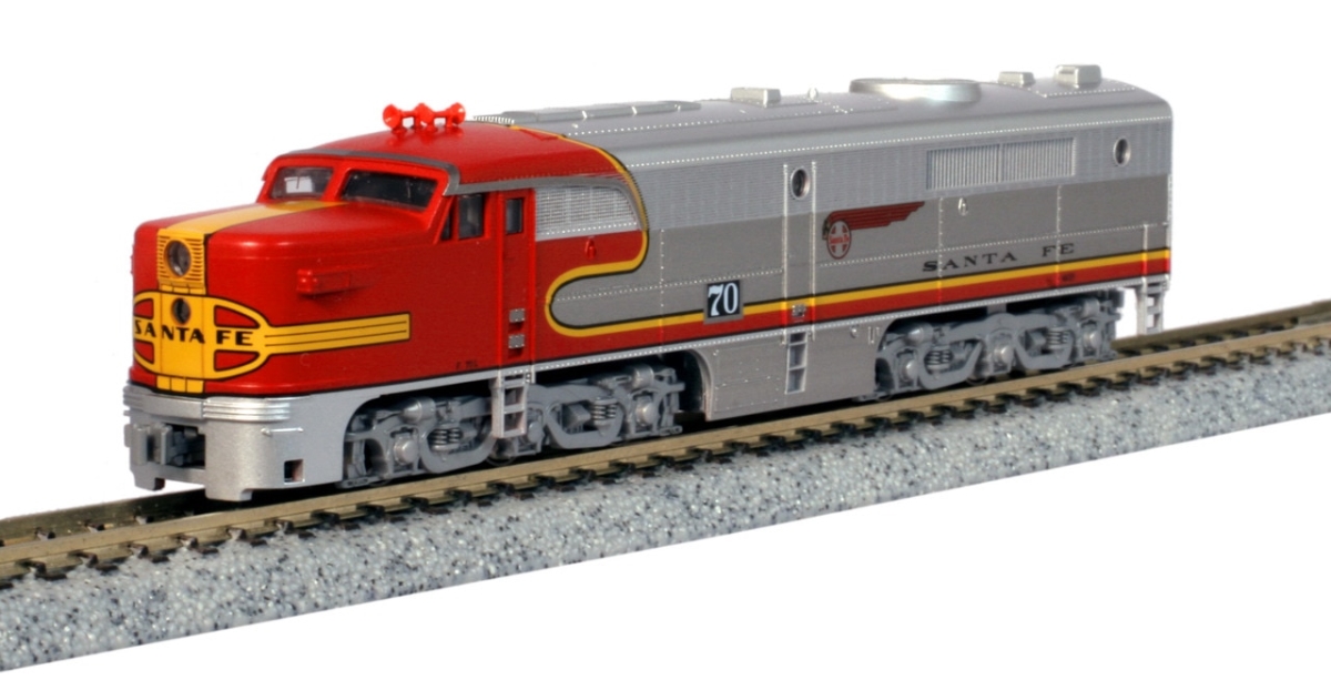 Kat1764120 N Scale Alco Pa-1 Diesel Engine Topeka & Santa Fe Model Train - No.70l