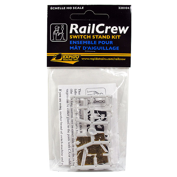 Rap320104 Ho Scale Railcrew Switch Stands Kit With Targets