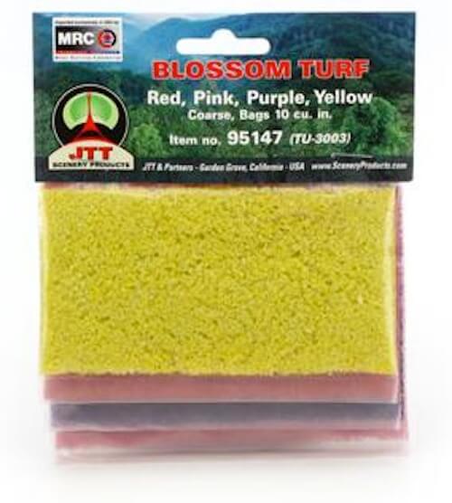 Jtt95147 All Scales 10 Cu. In. Blossom Flowering Turf Coarse, Multi Color