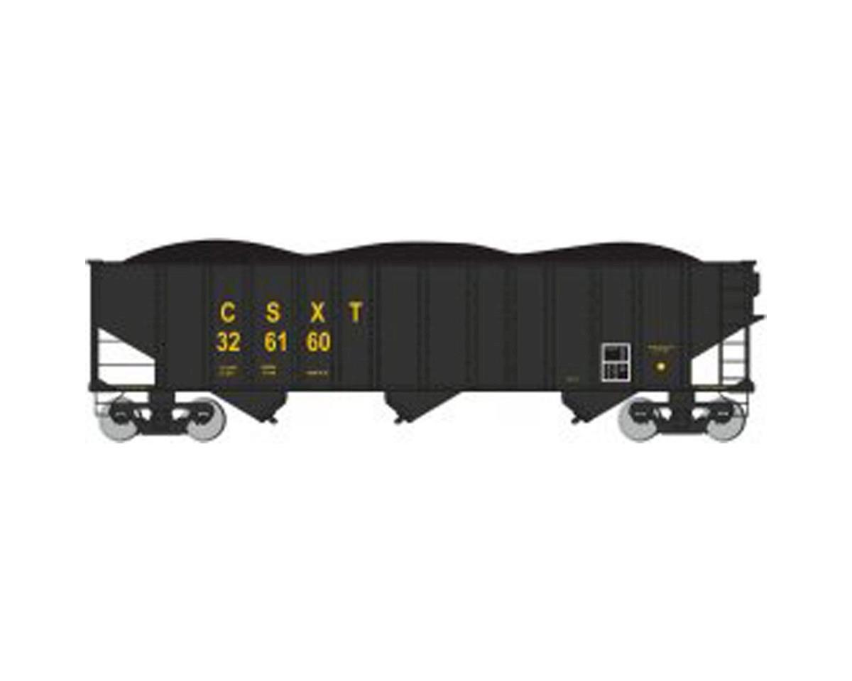 100 Ton HO 3-Bay Hopper CSX No.326160 Model Train