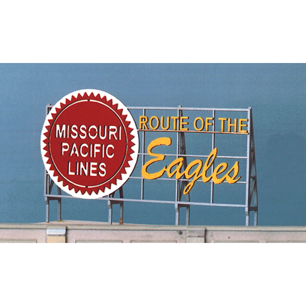 BLR2530 HO Scale Laser-Cut Wood Mopac Billboard Kit