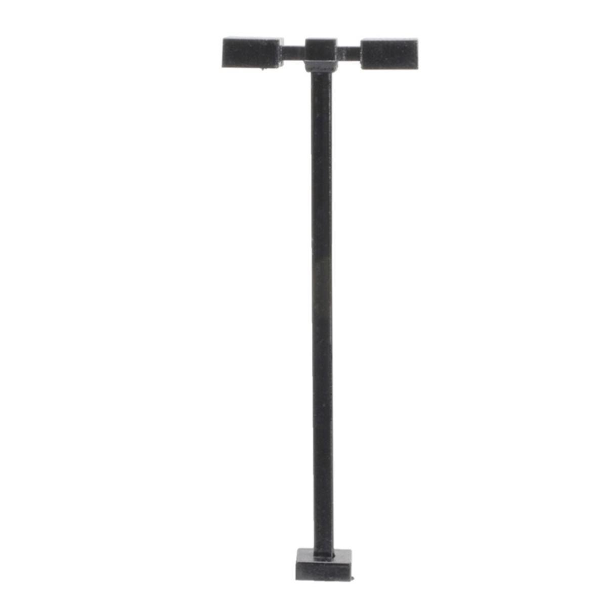 ATL70000211 HO Scale Square Black Warm LED Double Arm - Pack of 3