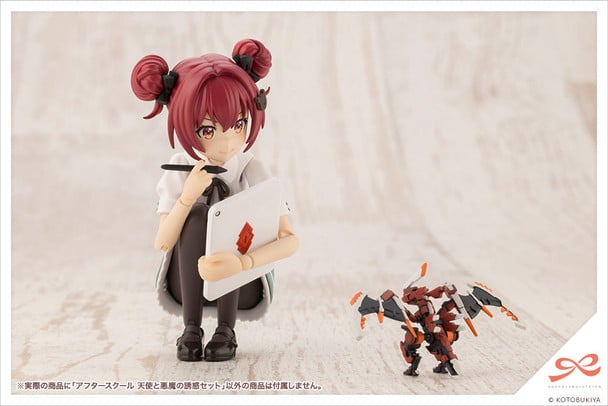 KOTMV014 After School Angel & Devils Temptation 1-10 Scale Plastic Model Kit - Multi Color