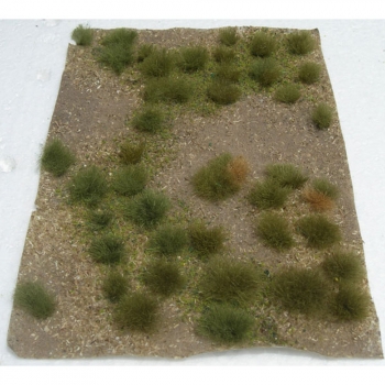 Jtt95602 5 X 7 In. Grassland Mat - Earth Base With Grassy Tufts
