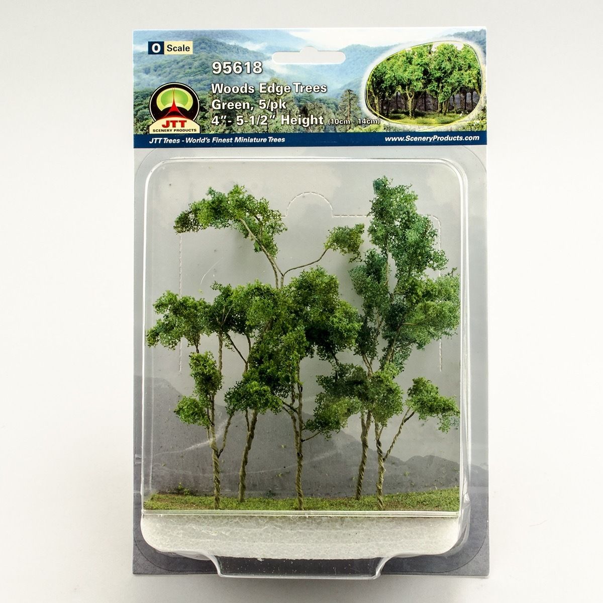 Jtt95618 Green Forest Edge Trees - Pack Of 5