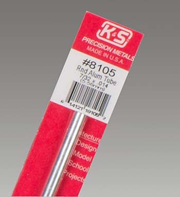 K-s8105 0.21 X 12 In. Round Aluminum Tube