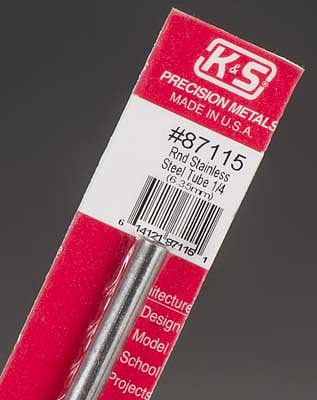 K-s87115 0.25 X 22 X 12 In. Round Stainless Steel Tube