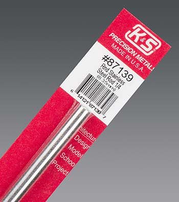 K-s87139 0.25 X 12 In. Round Stainless Steel Rod