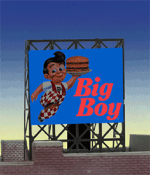 Mie339080 N & Z Scale Big Boy Billboard