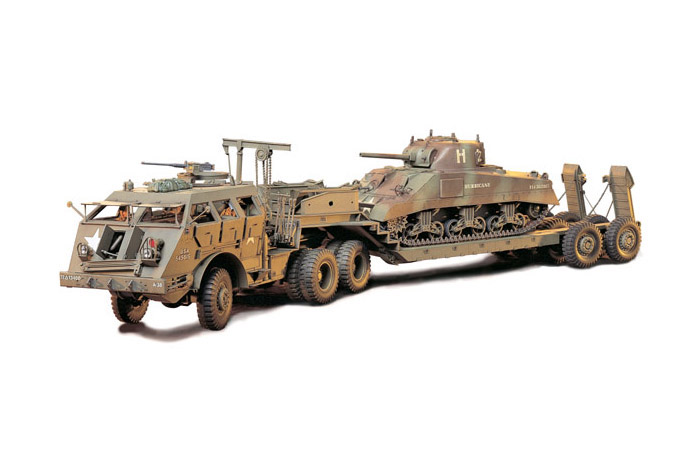 TAM35230 1-35 US 40 Ton Tank Model Kit - Transporte Dragon Wagon