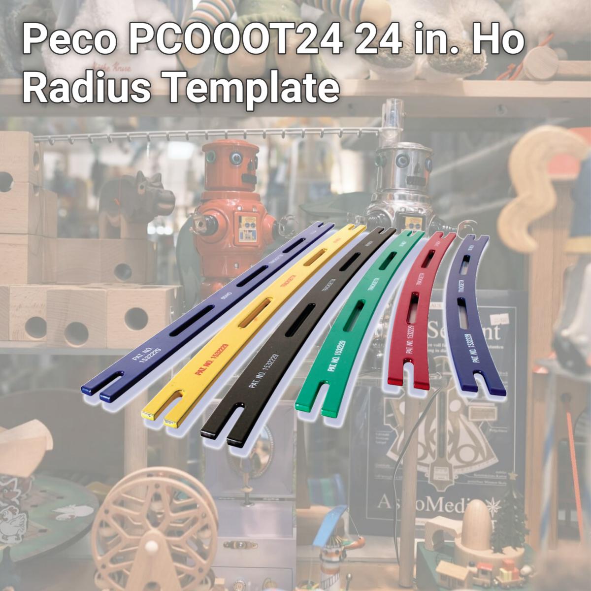 Picture of Peco PCOOOT24 24 in. Ho Radius Template